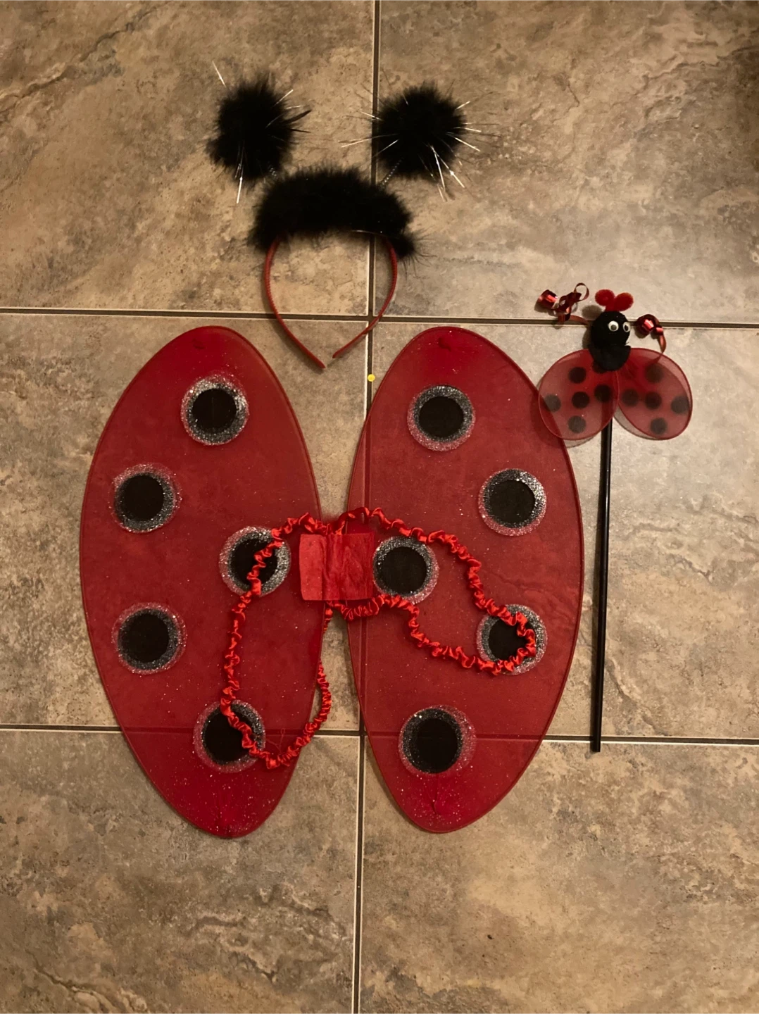 Three Claire's Ladybug Costumes Set - New