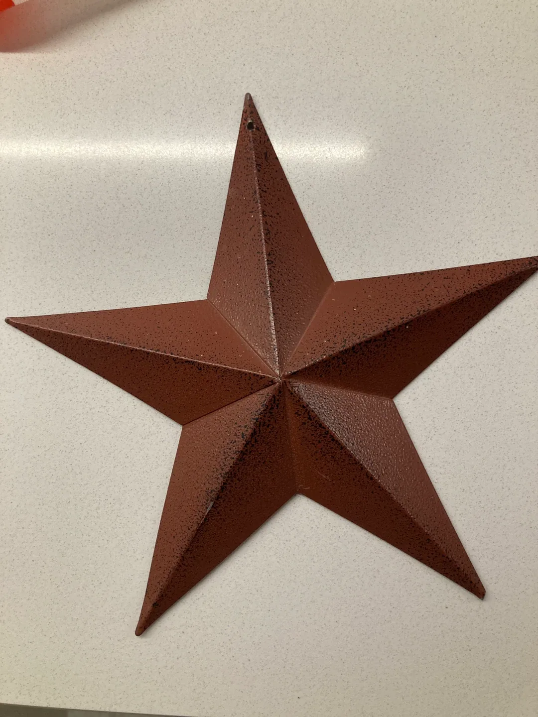 Rustic Metal Star Decoration thumbnail