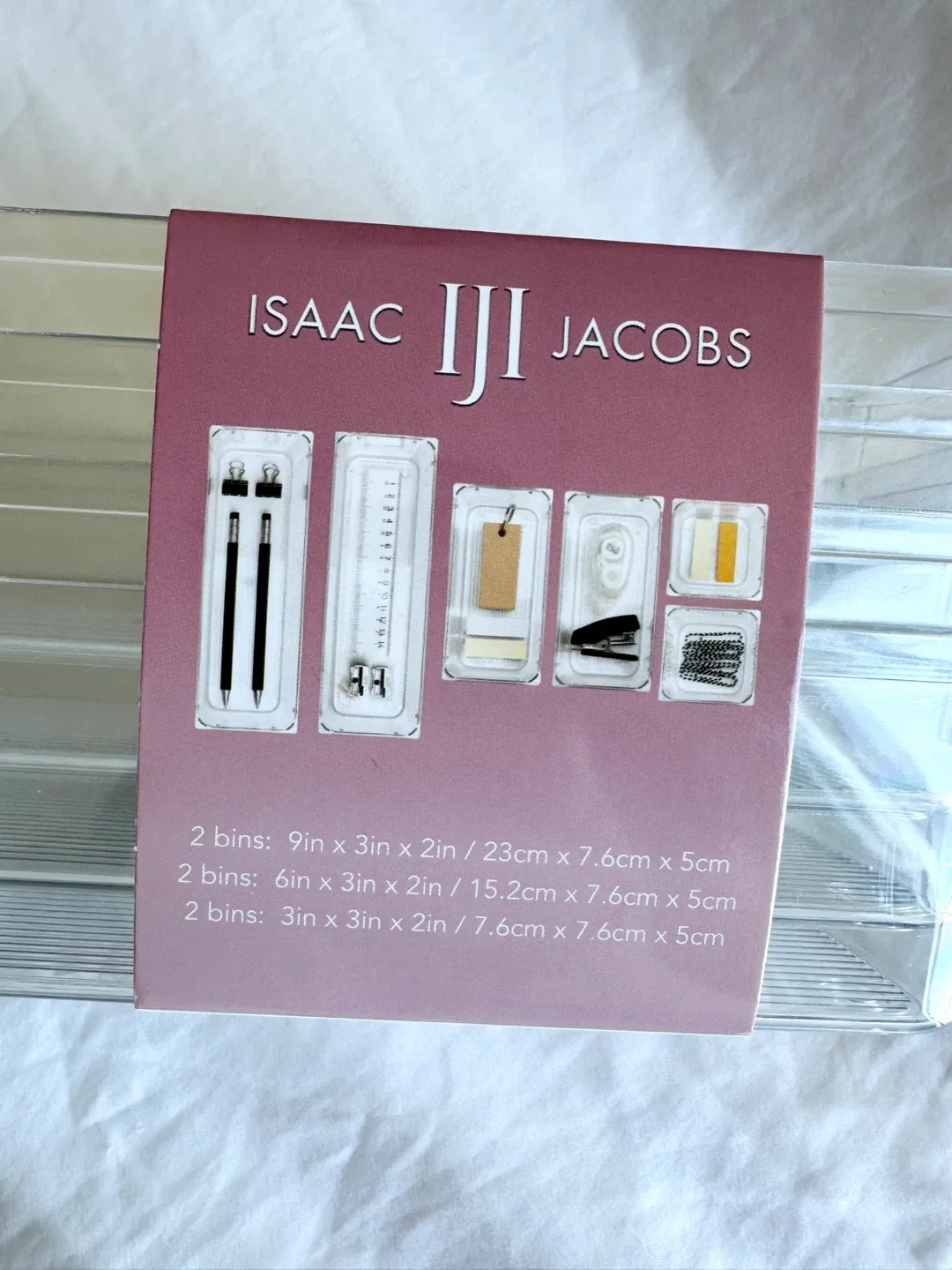 New Isaac Jacobs 6-Piece Drawer Organizer Set image indicator(2)