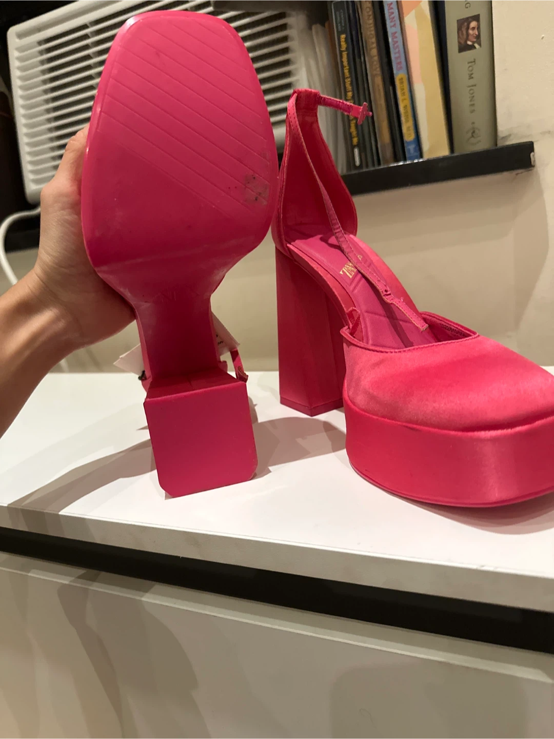 Zara Pink Platform Heels, Size 36 - photo 2