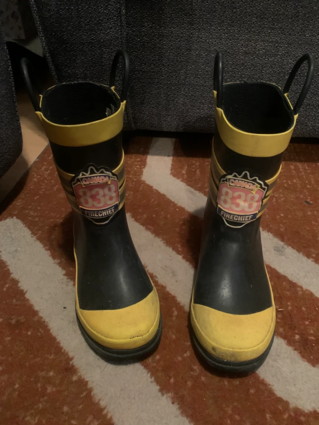 Fire Chief Rain Boots - Size 12 - photo 2