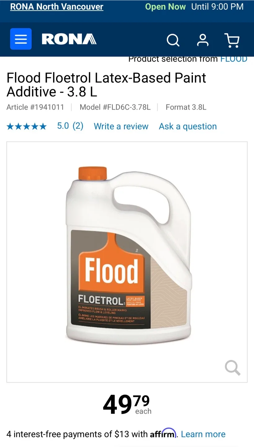 Flood Floetrol Latex-Based ) $200 for the lot image indicator(5)