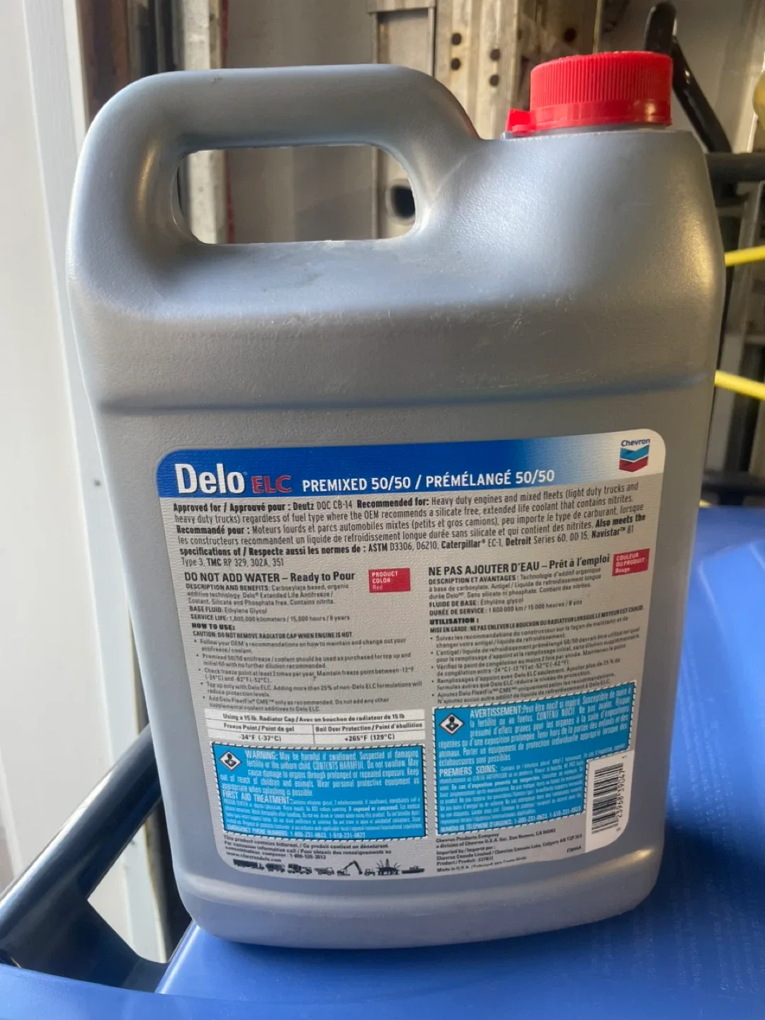 Chevron Delo ELC Antifreeze/Coolant - Premixed 50/50 image indicator(2)