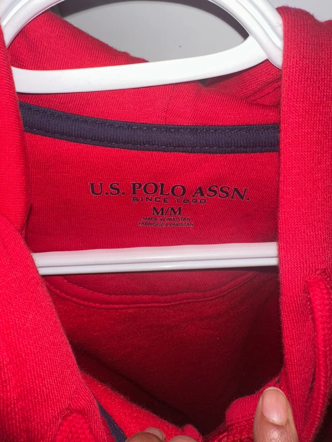 U.S. Polo Assn. Red Hoodie - Size M - new image indicator(2)