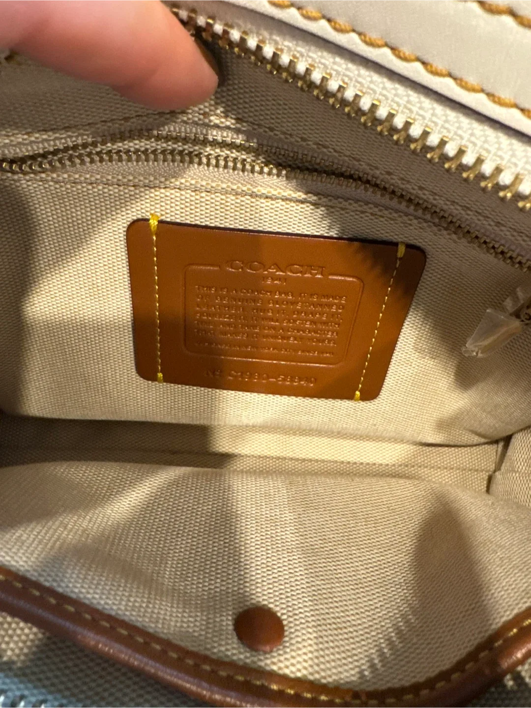 Coach Floral Appliqué Leather Handbag image indicator(3)