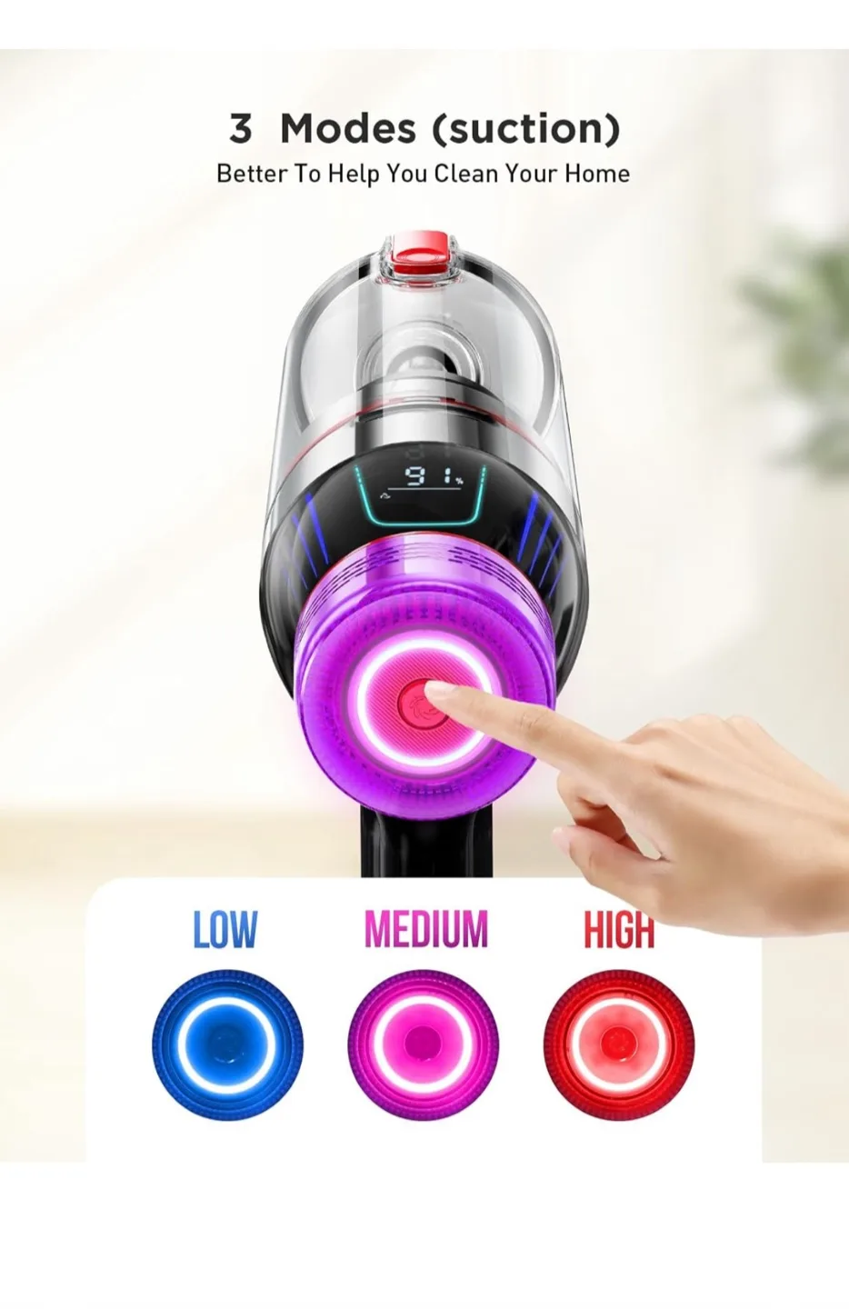 Brand New Cordless Stick Vacuum Cleaner image indicator(7)