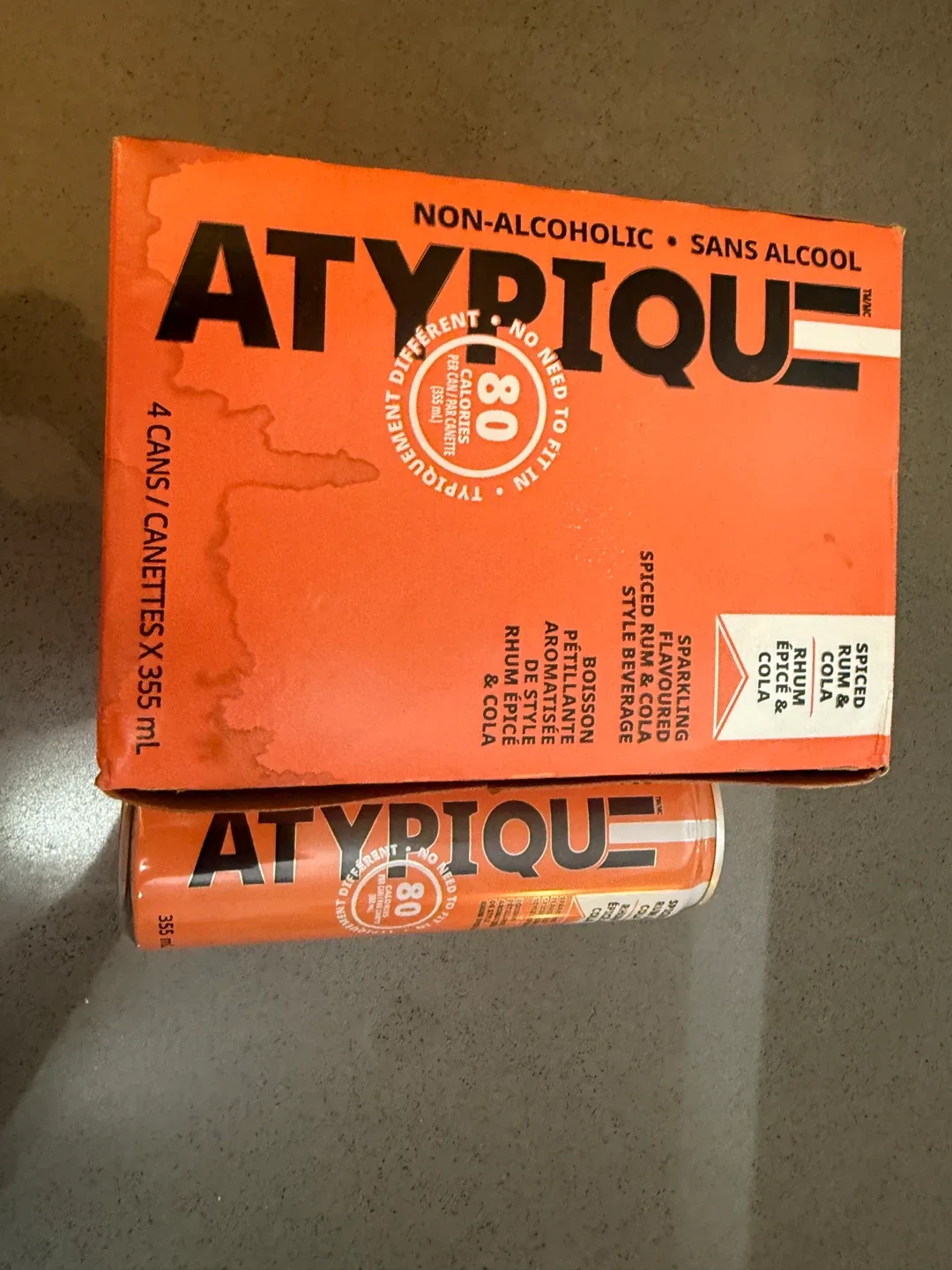 Atypique Spiced Rum & Cola (5 cans) thumbnail