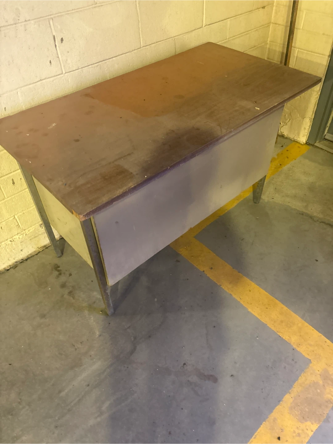 Used Desk - Solid Wood Top