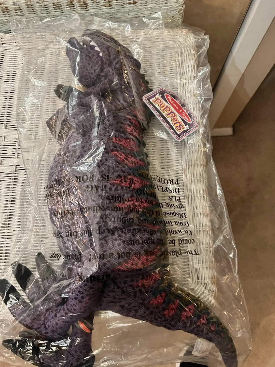 Melissa & Doug T. Rex Puppet #2573 - Ages 3 & Up thumbnail