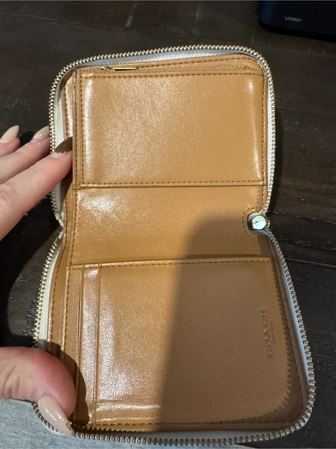 Coach Floral Appliqué Leather Wallet image indicator(3)