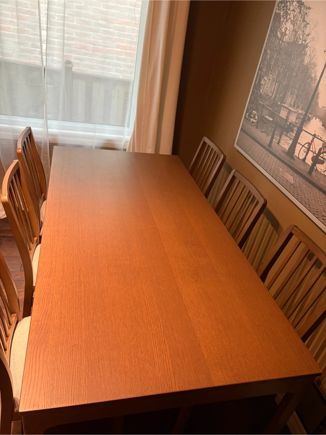 IKEA Ekedalen Extendable Table with 6 Chairs
