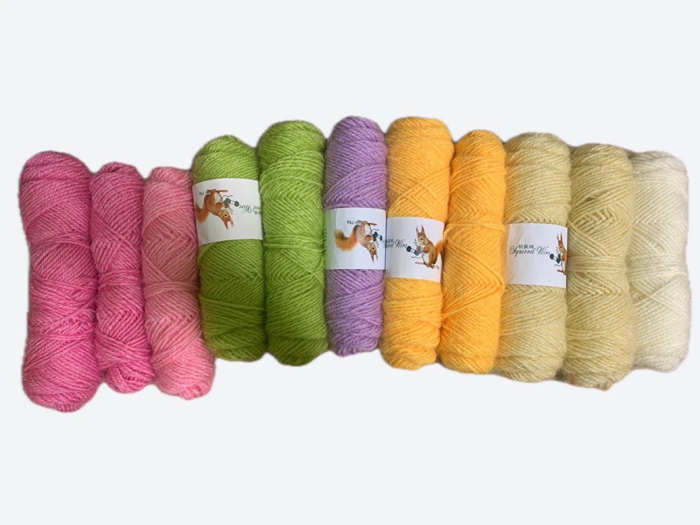 Assorted yarns