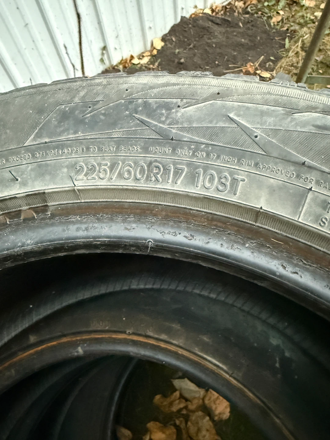 225/60R17 103T Winter Tires - Set of 4 - photo 2
