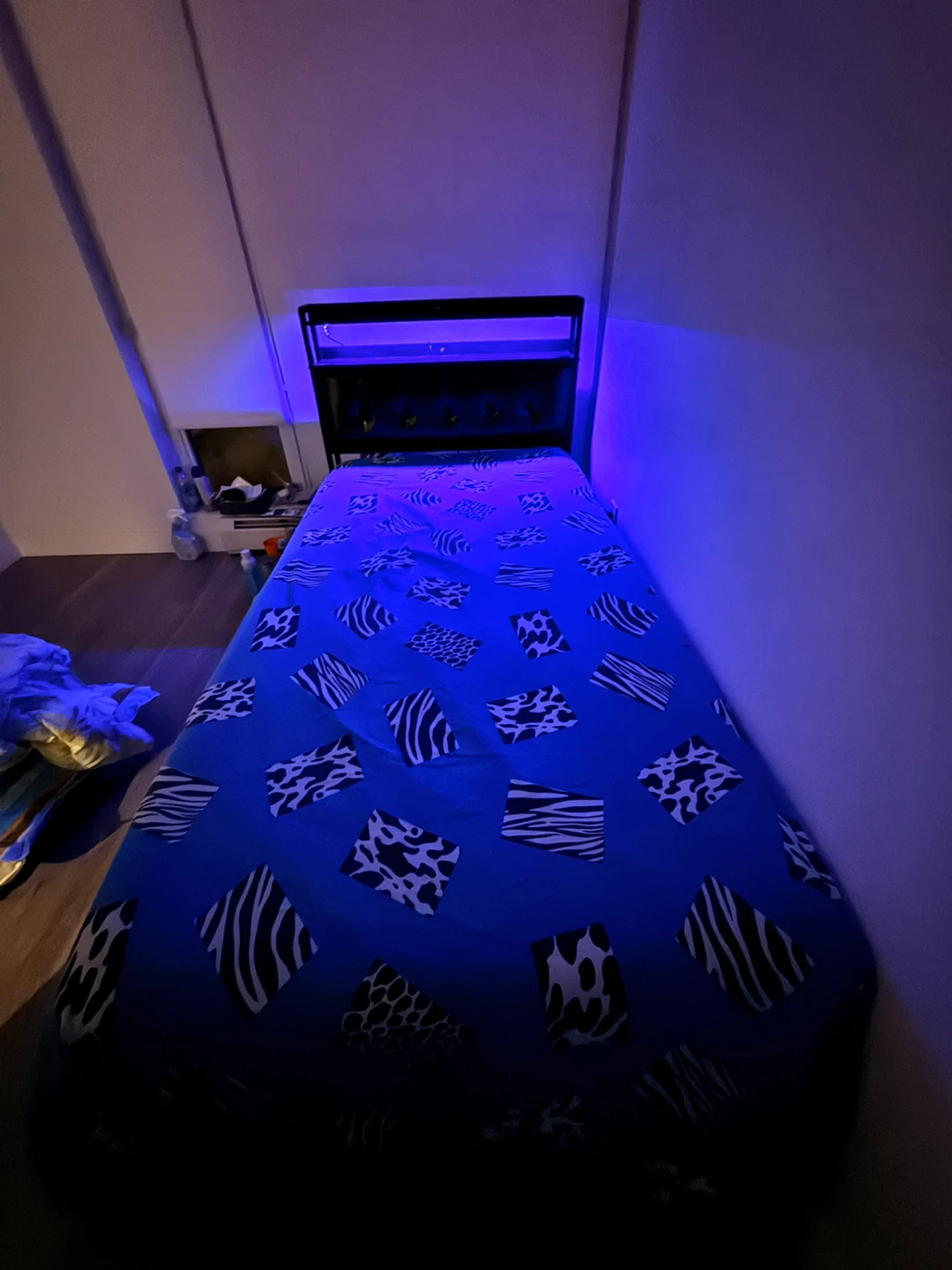 Single Bed Frame with LED Headboard - photo 3