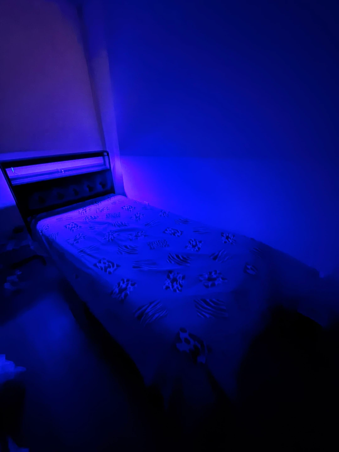 Single Bed Frame with LED Headboard - photo 4
