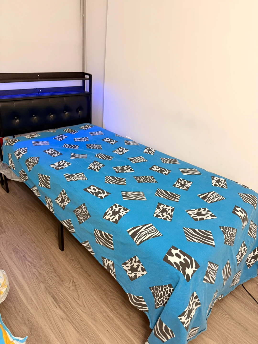 Single Bed Frame with LED Headboard - photo 2