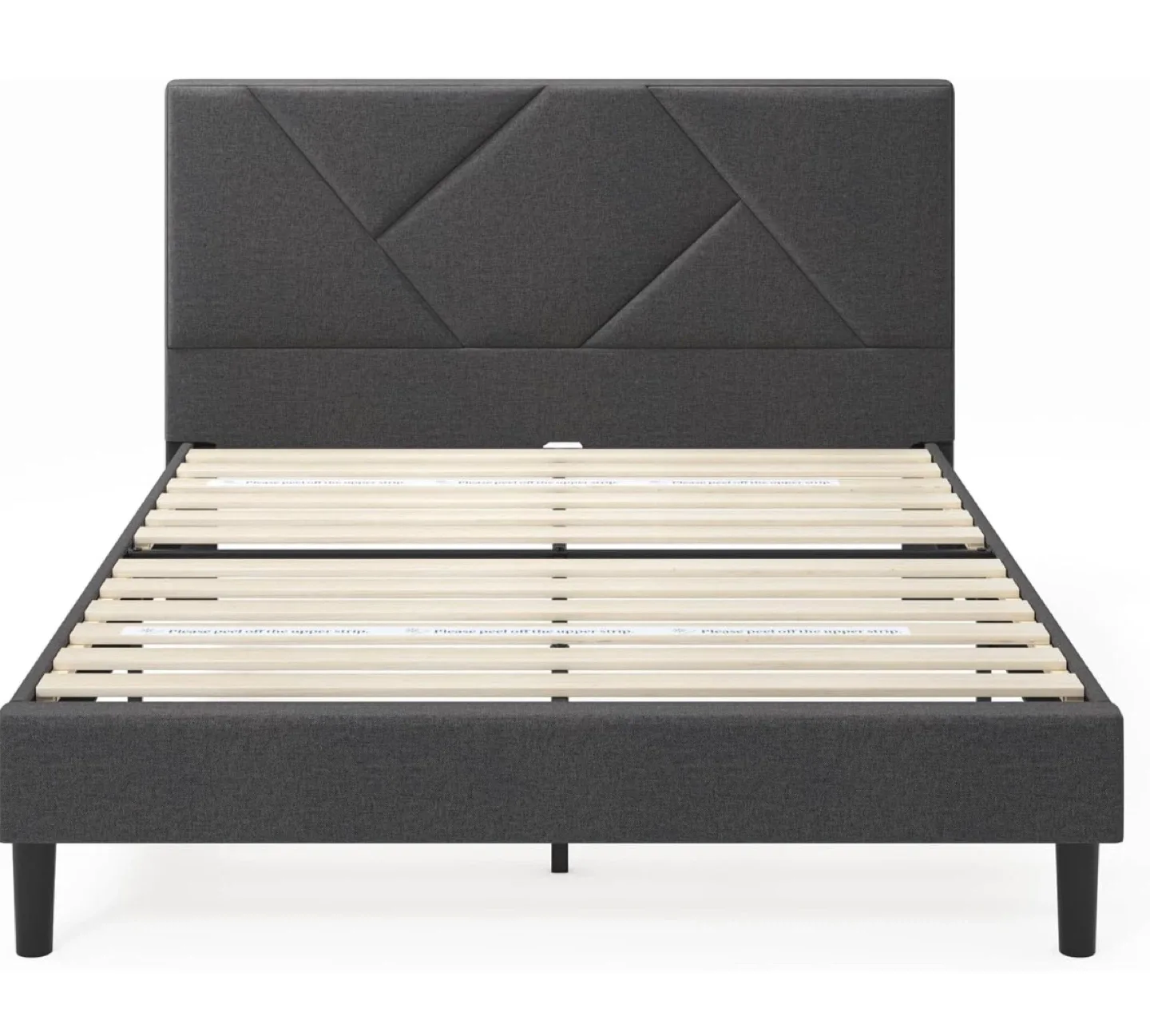 Queen size Upholstered Bed Frame - Grey image indicator(5)