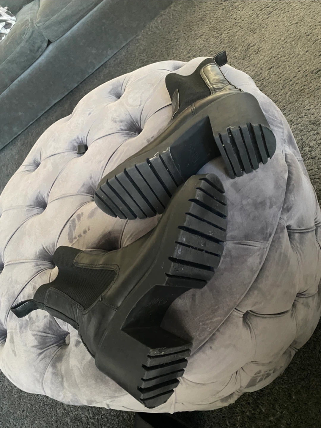 MNG Chunky Sole Boots