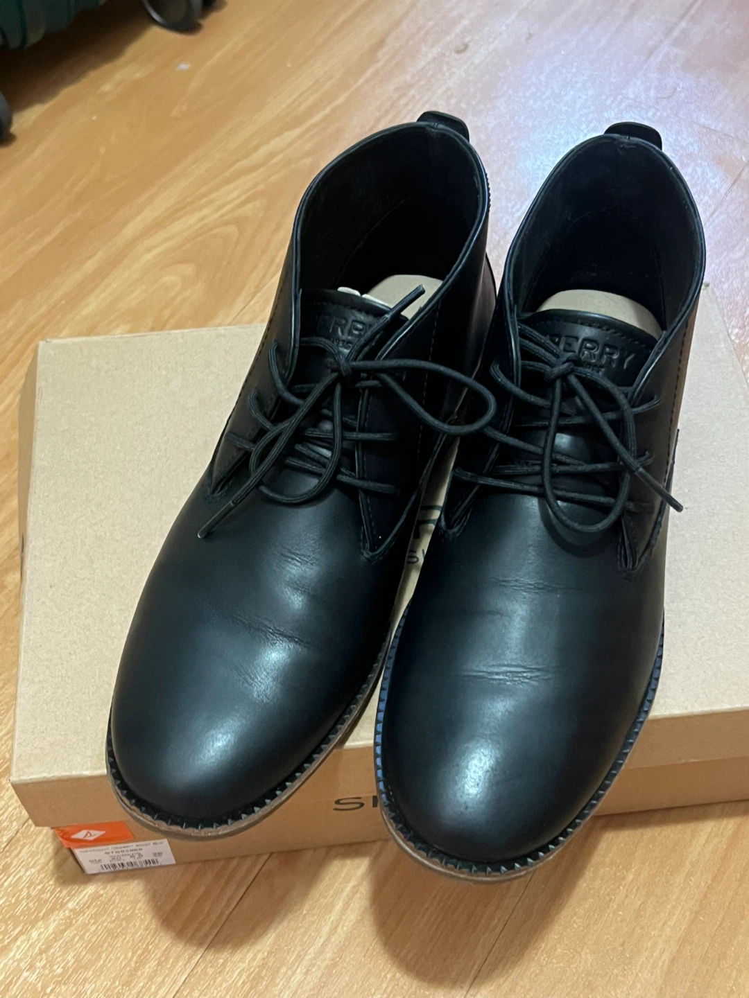 Sperry Waypoint Desert Boots - Black, Size 9 - BRAND NEW