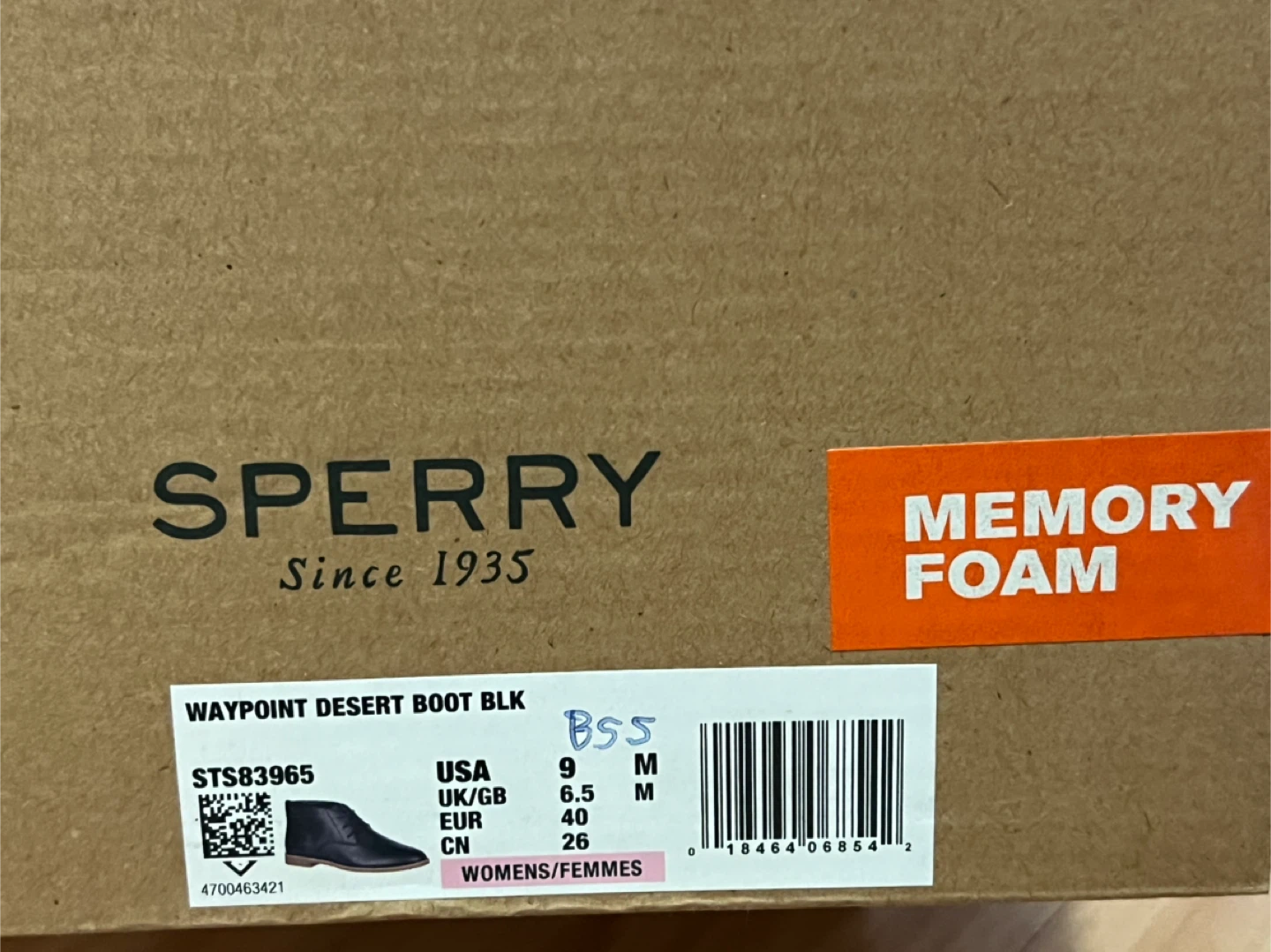Sperry Waypoint Desert Boots - Black, Size 9 - BRAND NEW - photo 4