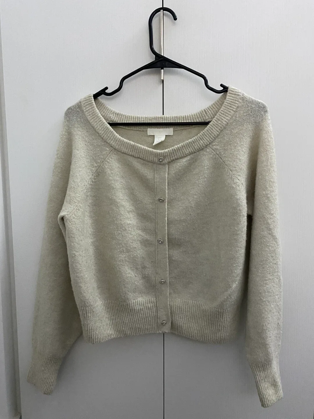 H&M Cream Cardigan Size M