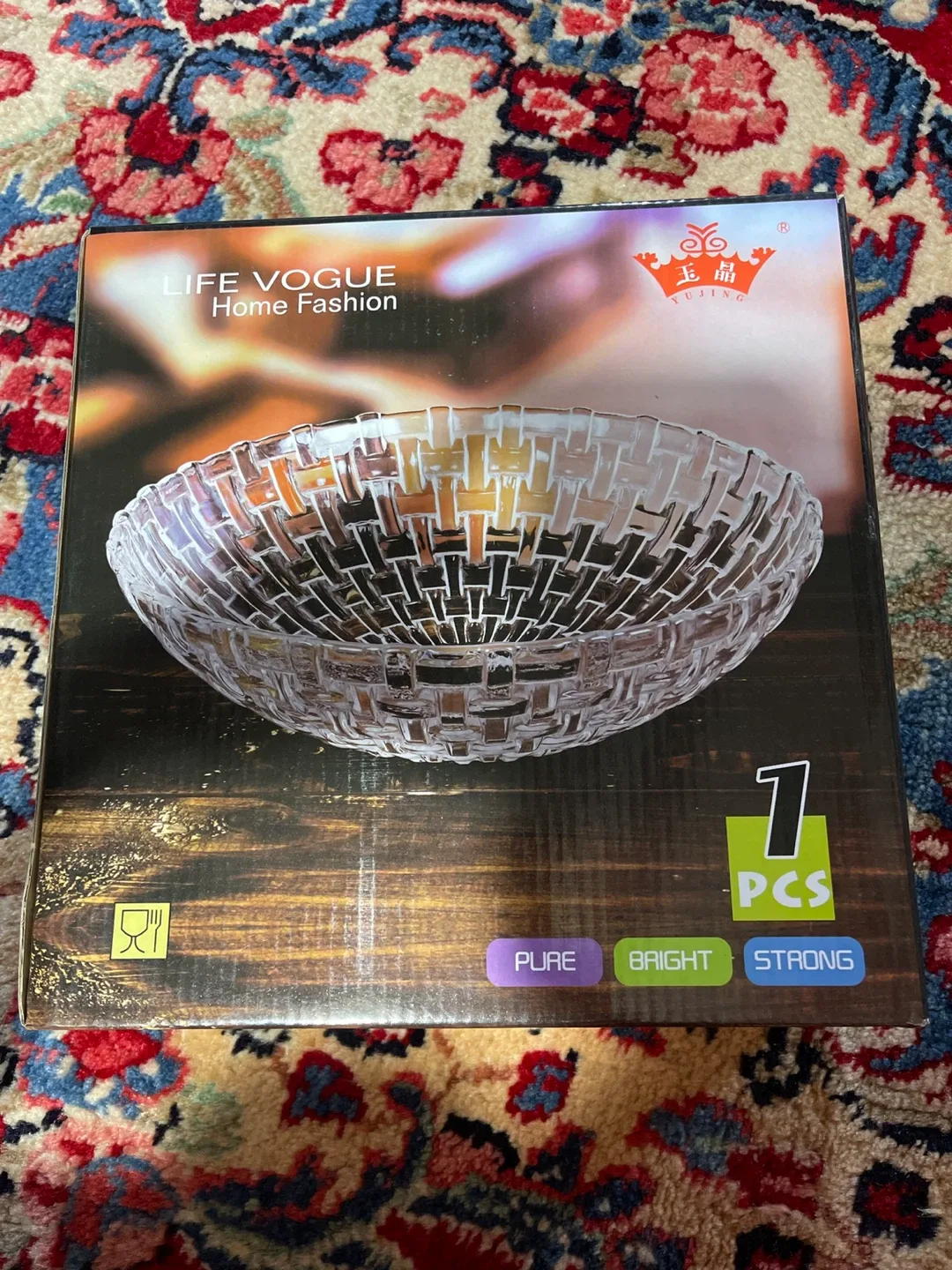 LIFE VOGUE Home Fashion Bowl - New in Box! image indicator(2)