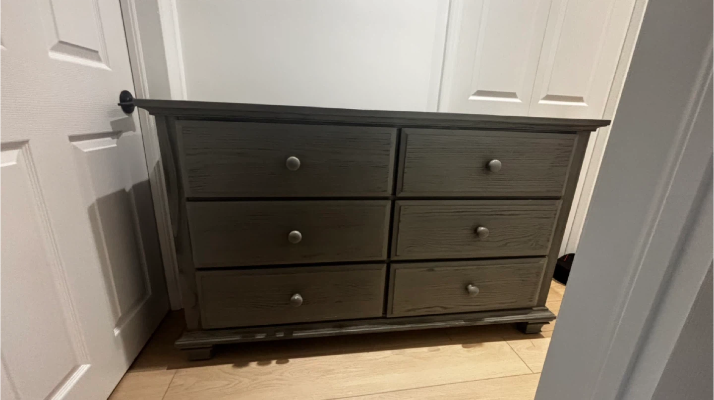 Oxford Baby Kendra 6-Drawer Dresser - Grigio