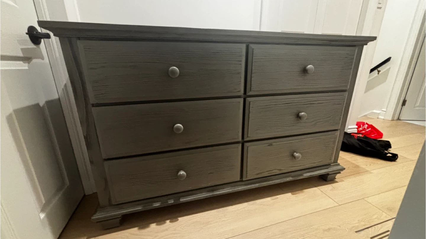 Oxford Baby Kendra 6-Drawer Dresser - Grigio - photo 2