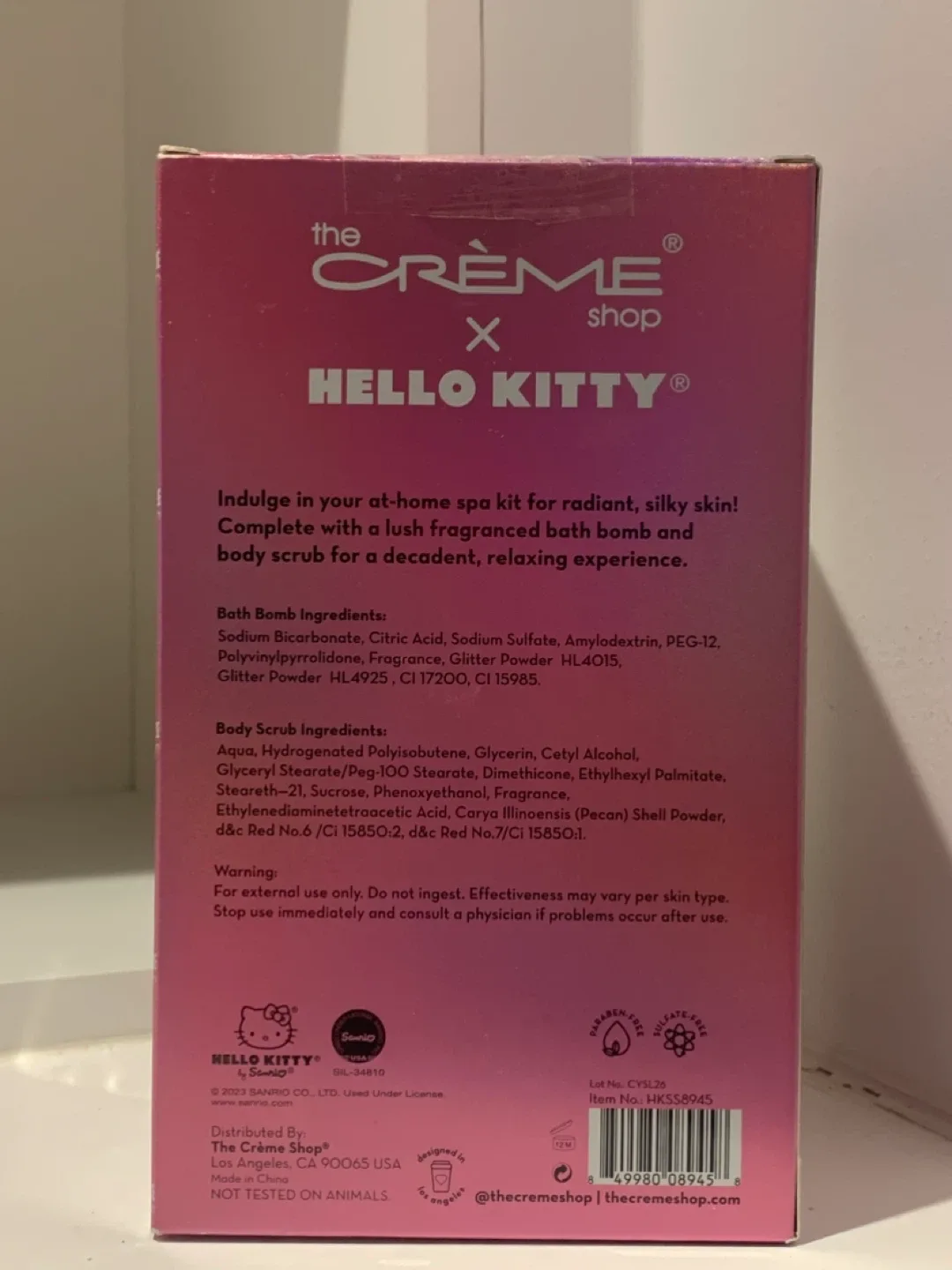 The Crème Shop Hello Kitty Silky Skin Spa Set - NEW image indicator(2)