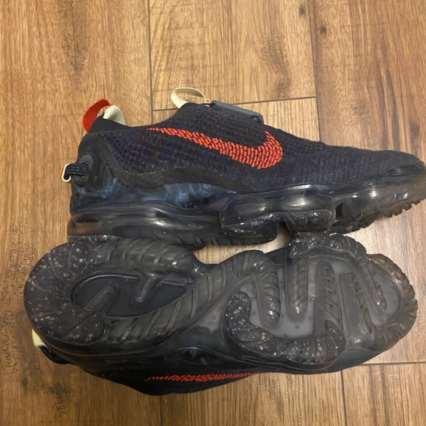 Nike Air Vapormax Flyknit 2020 Obsidian Blue Siren Red Volt image indicator(4)