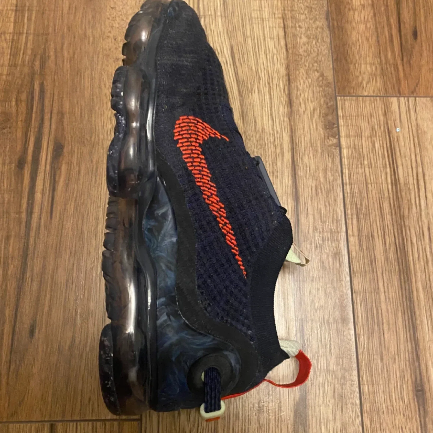Nike Air Vapormax Flyknit 2020 Obsidian Blue Siren Red Volt image indicator(8)