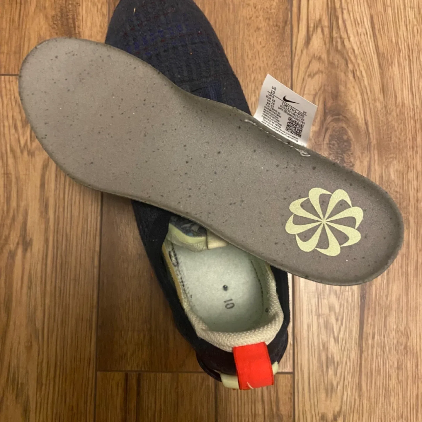 Nike Air Vapormax Flyknit 2020 Obsidian Blue Siren Red Volt image indicator(9)