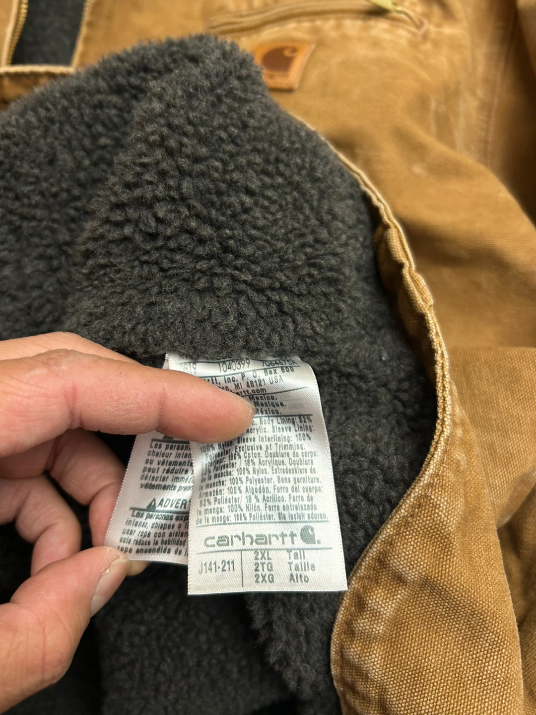 Carhartt Jacket 2XL Tall - photo 3