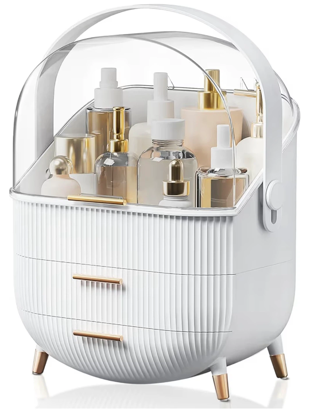 Cosmetic Storage Box with Drawers