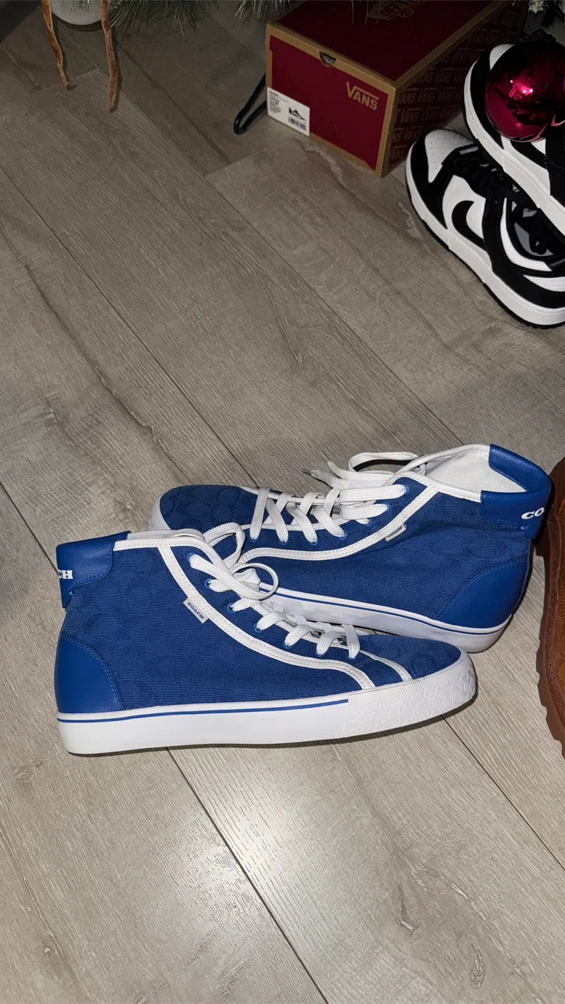 Coach Blue High Top Sneakers thumbnail