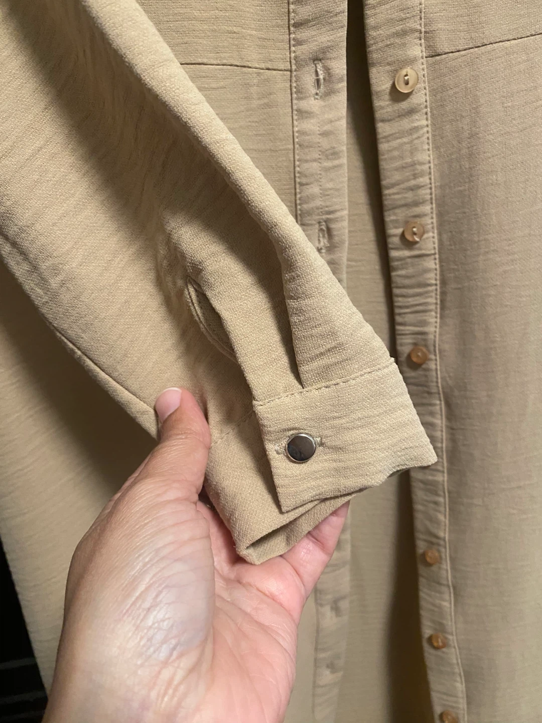 PAULMARK Beige Dress - Size S - photo 5