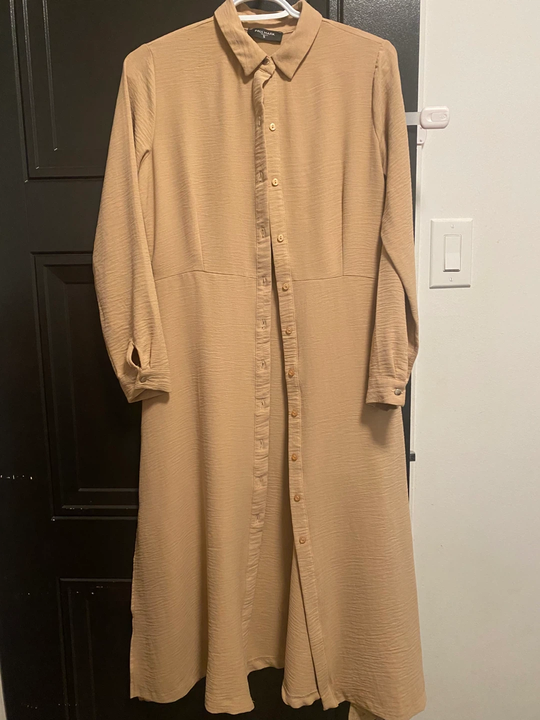 PAULMARK Beige Dress - Size S