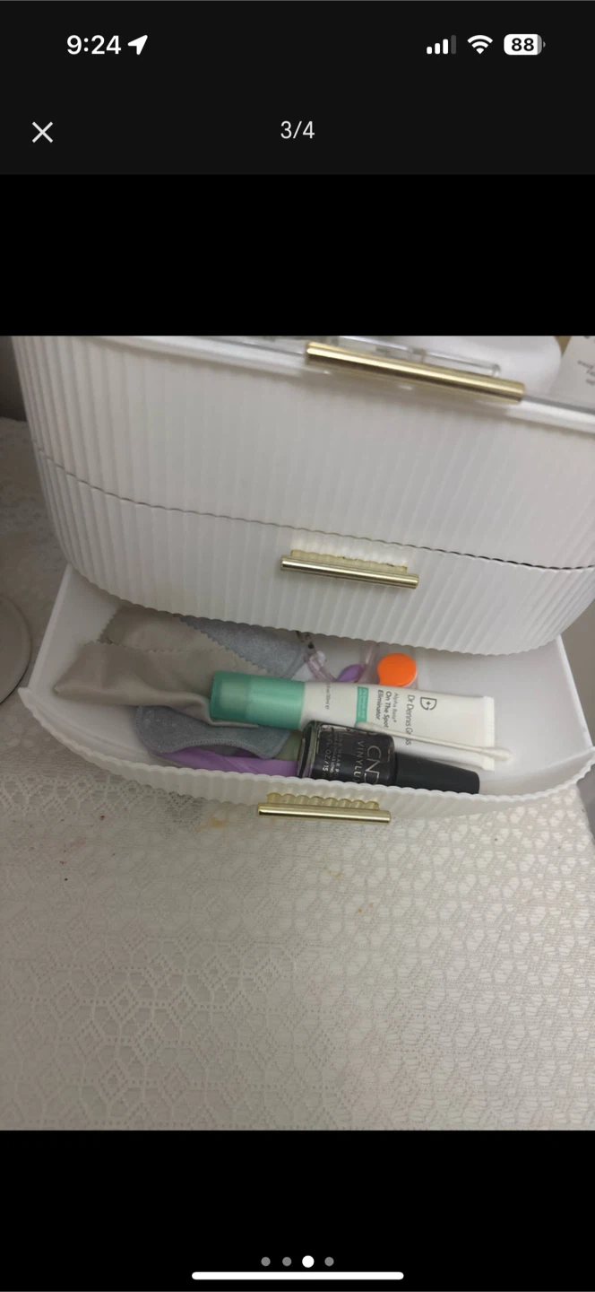 Cosmetic Organizer Storage Box(stuff not included) - photo 3