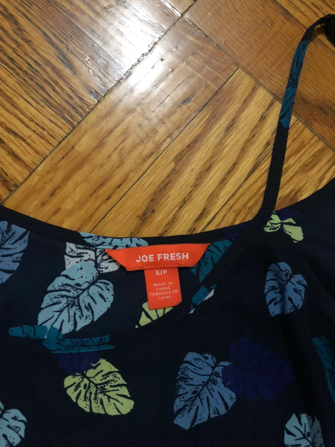 Joe Fresh Leaf Print Tank Top - Size S image indicator(2)