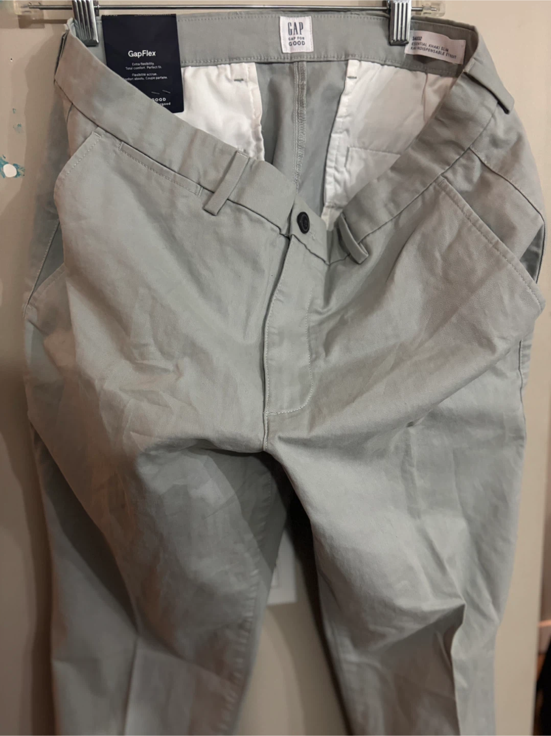 GAP Flex Khaki Slim Pants 34x32 - photo 5