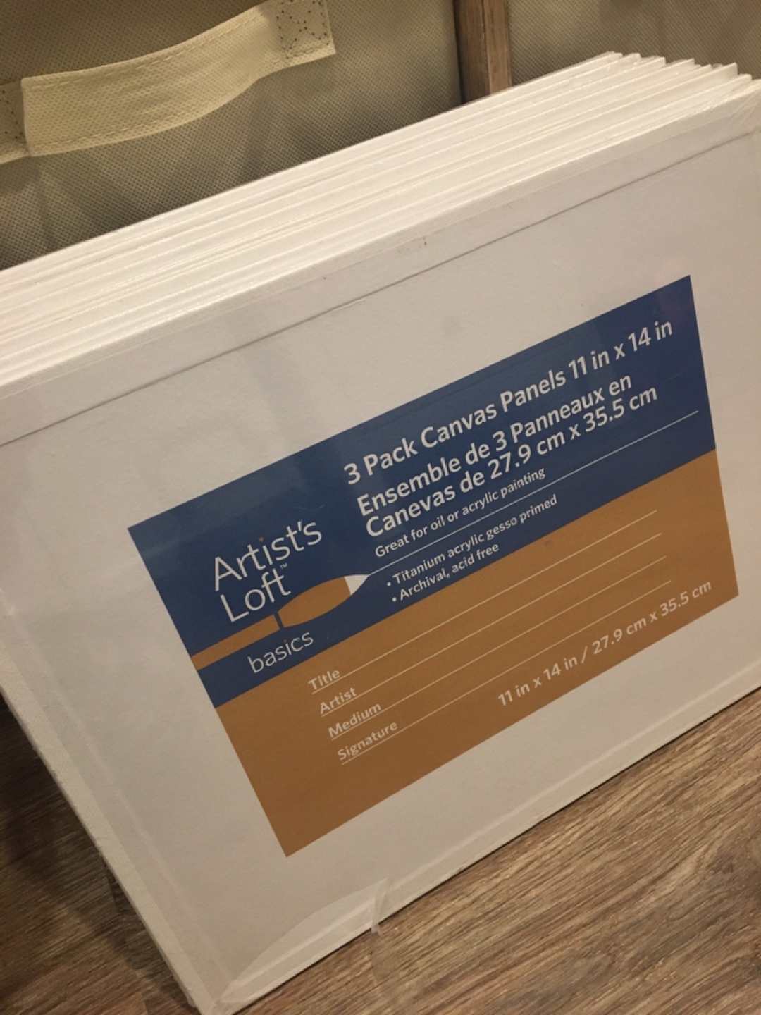 Lot of 24 canvas panels board 11x14 brand new