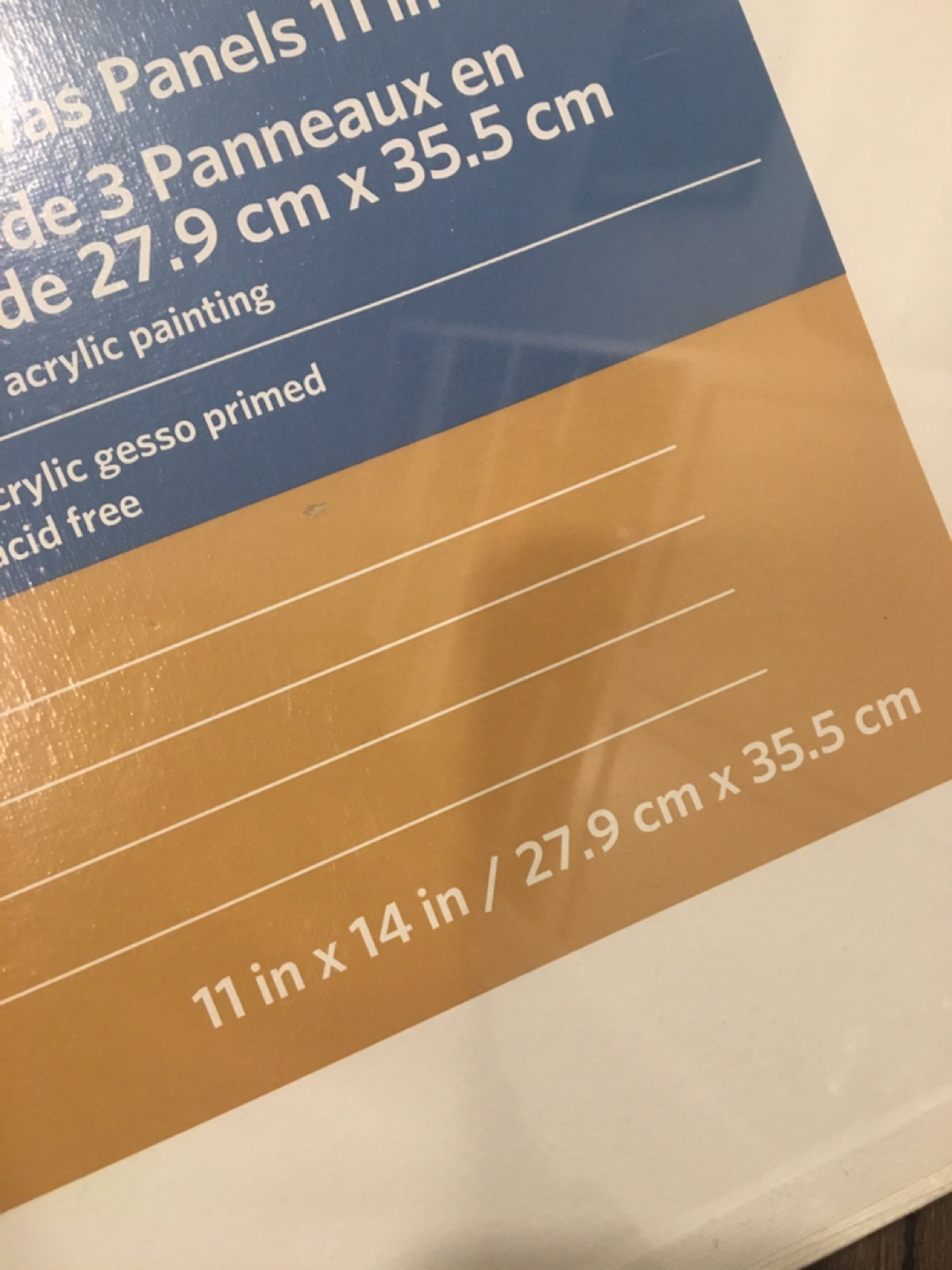 Lot of 24 canvas panels board 11x14 brand new - photo 2