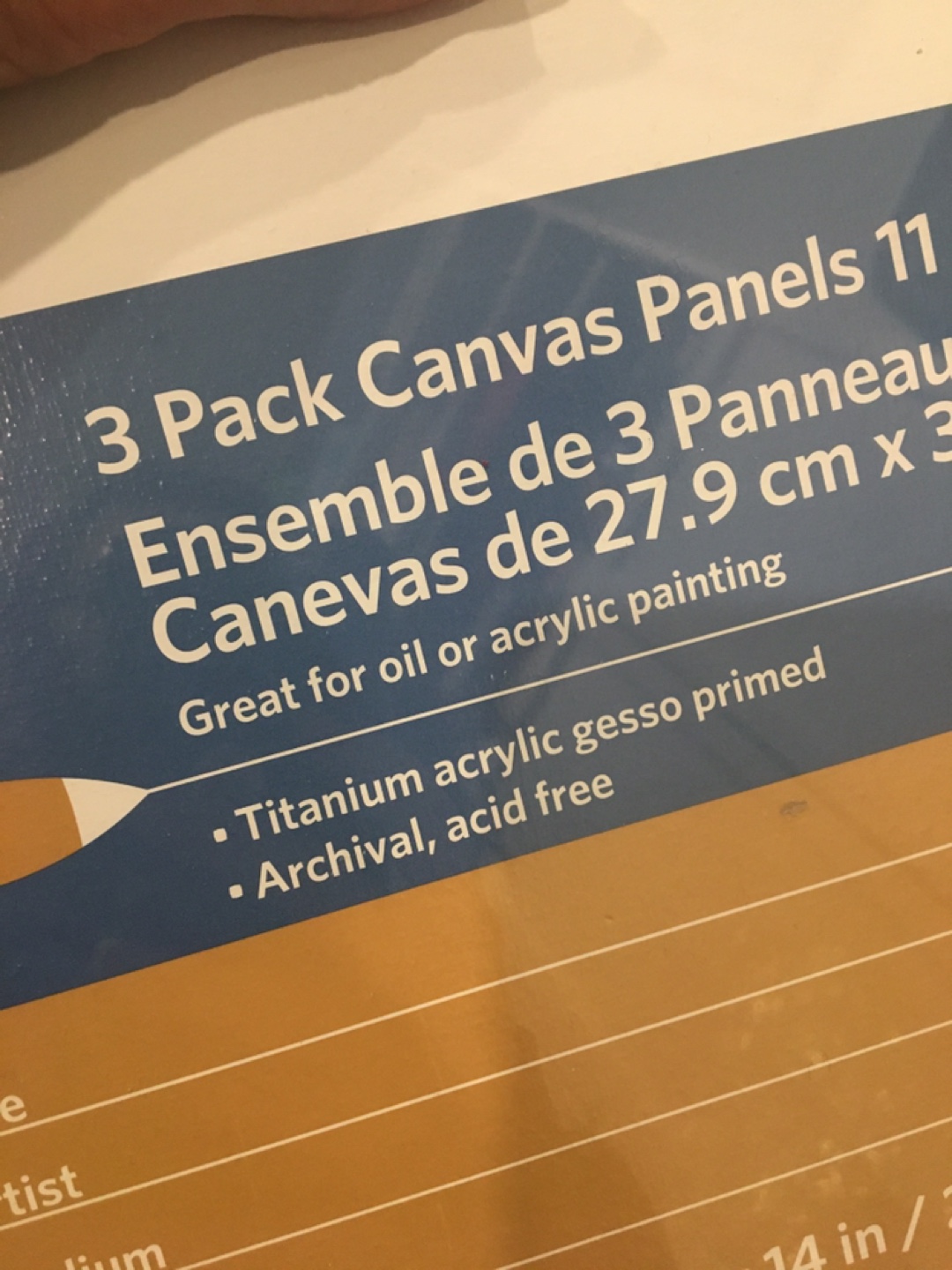 Lot of 24 canvas panels board 11x14 brand new - photo 3