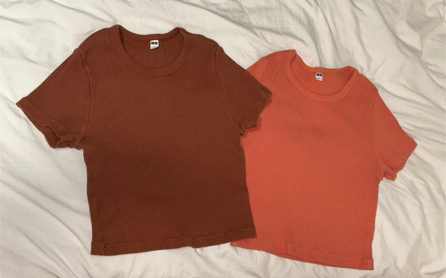 Uniqlo Ribbed Cropped Tops thumbnail