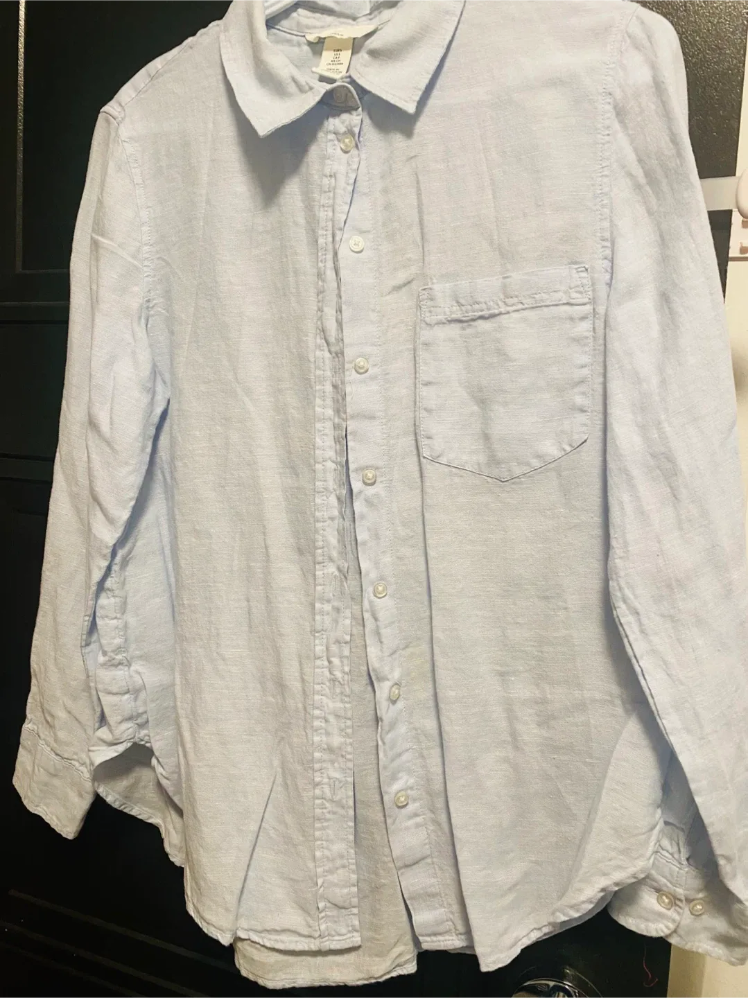 H&M Linen Shirt - Size S thumbnail