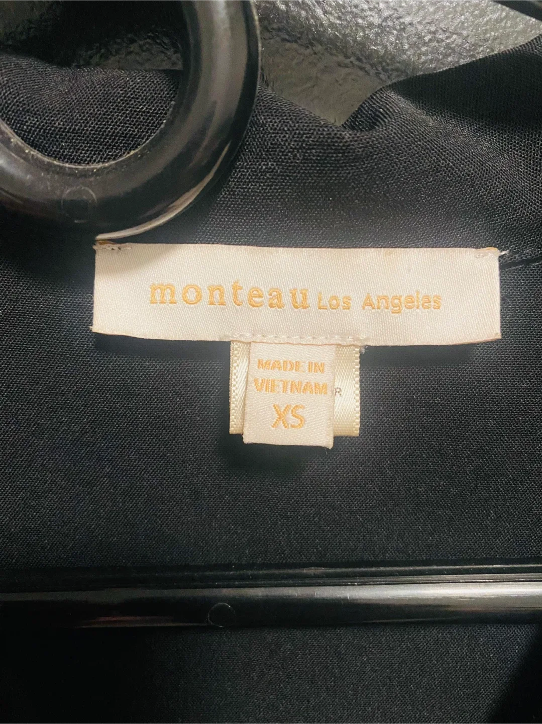 Monteau Los Angeles Black Dress - Size XS image indicator(3)