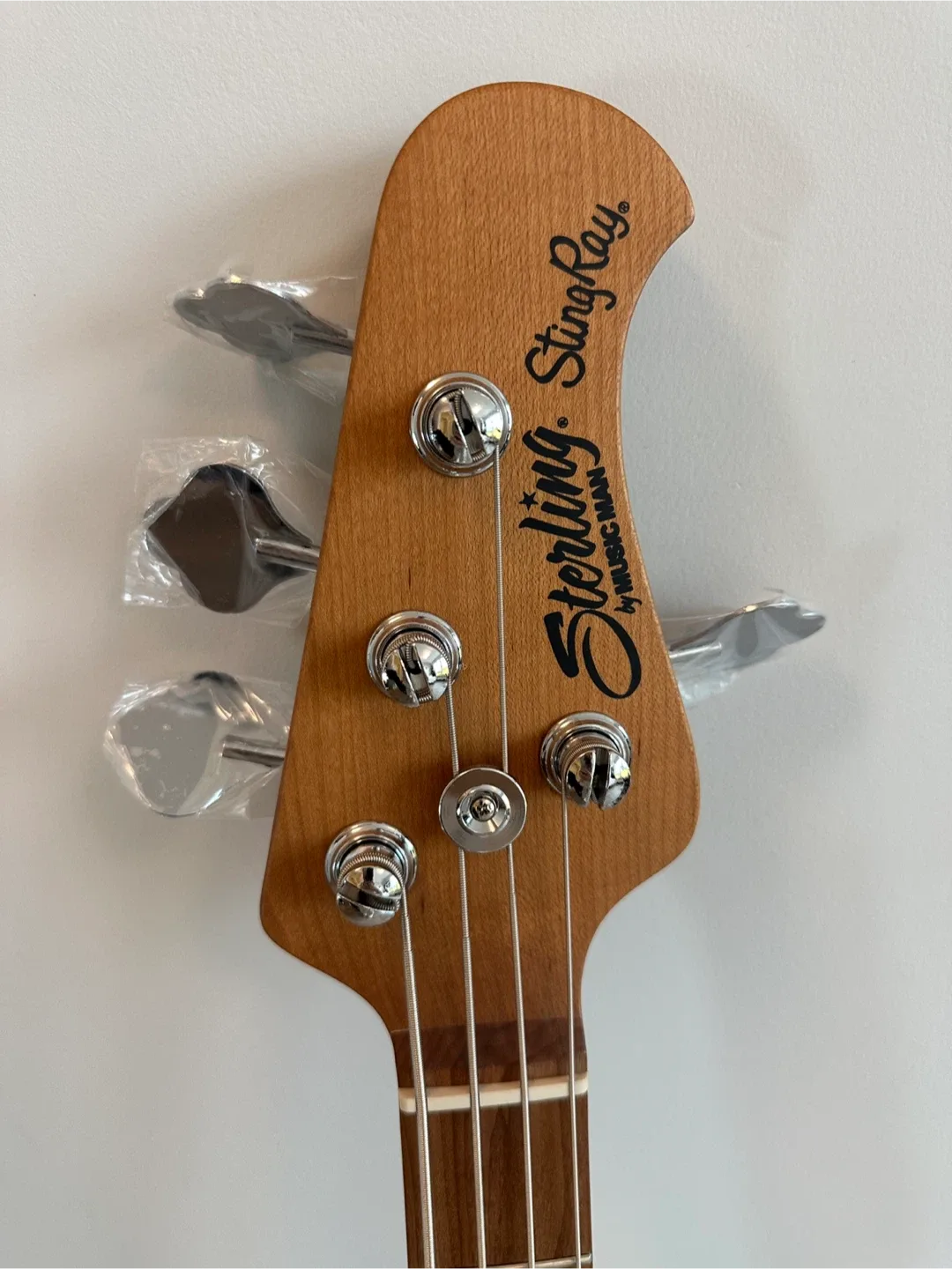 New Sterling by Music Man StingRay Bass Guitar - Green Sparkle image indicator(5)