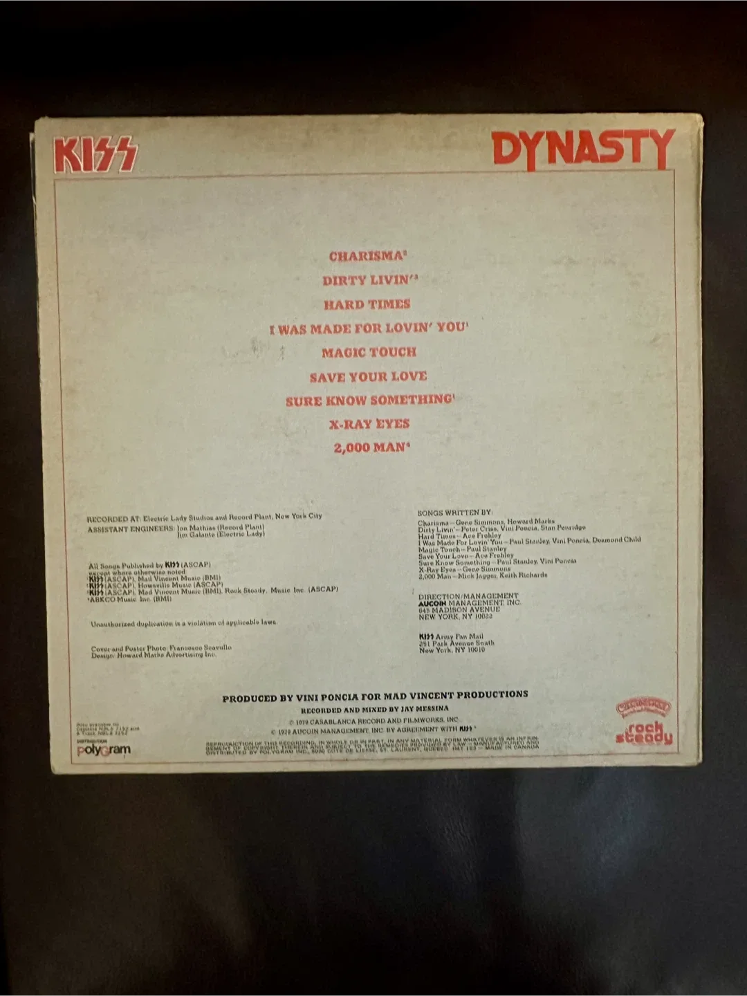 KISS Dynasty Vinyl Record image indicator(2)
