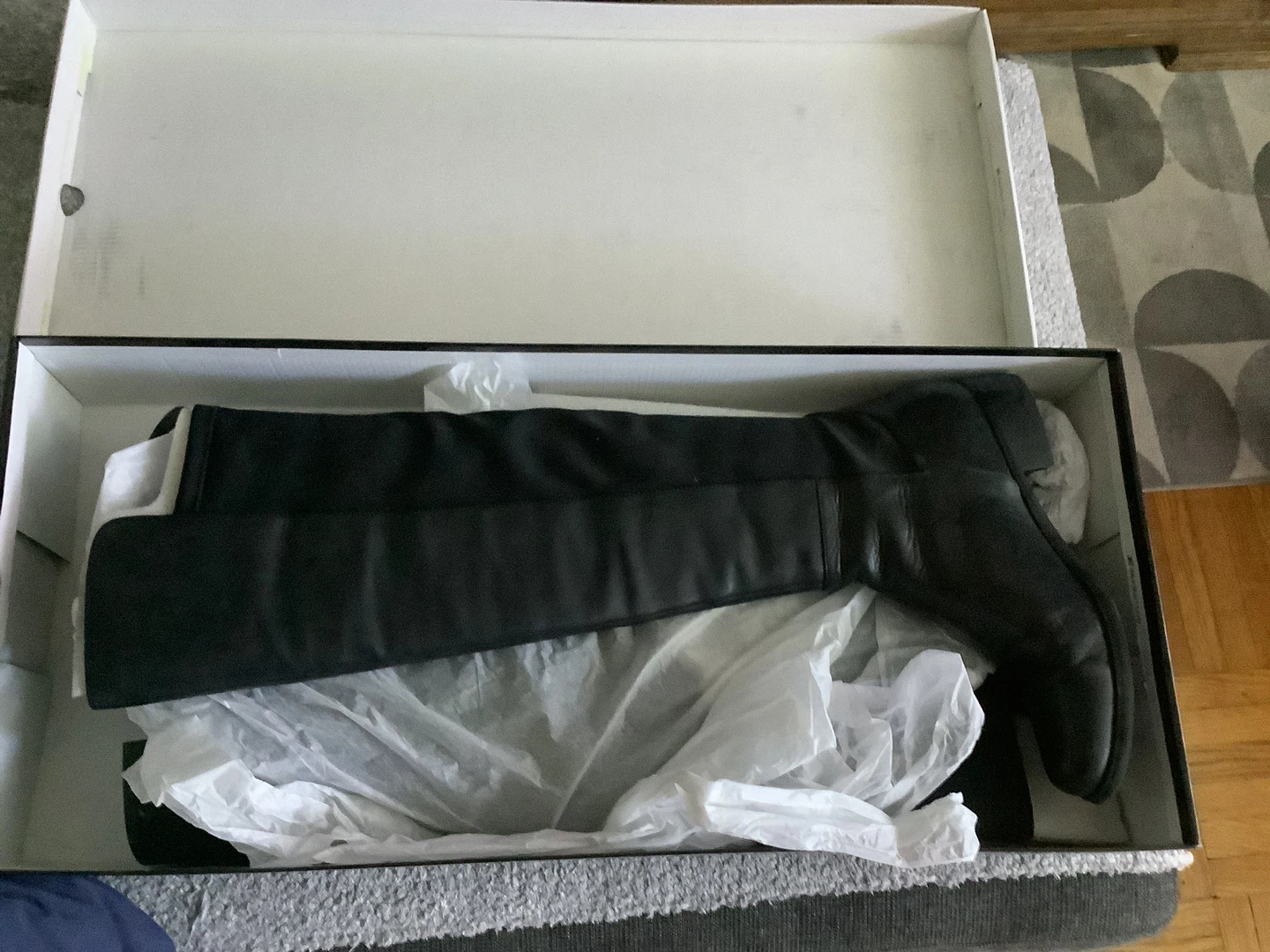 Blondo Velma Waterproof Black Leather Knee High Boots - Size 9 - photo 4