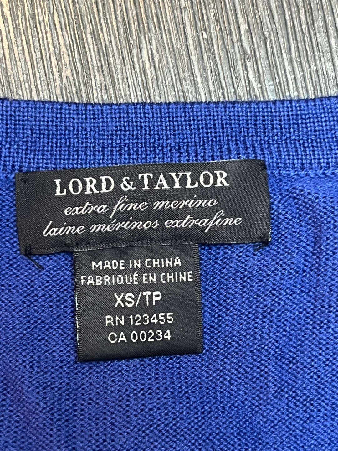 Lord & Taylor XS Merino Wool Sweater - photo 3
